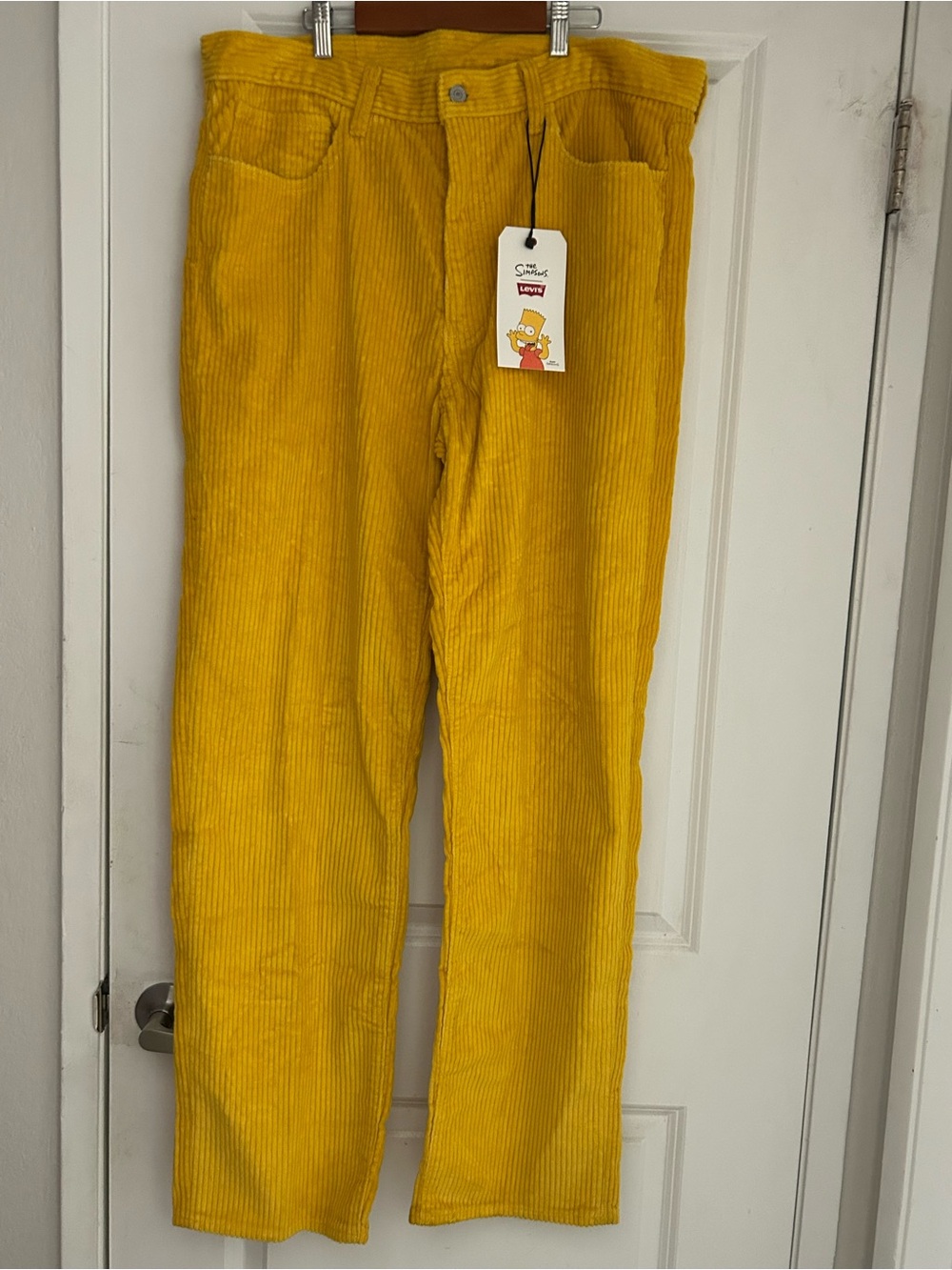 NWT Leviโs X The Simpsons Loose Fit Corduroy Pants 36x34